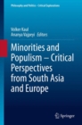 Image for Minorities and Populism - Critical Perspectives from South Asia and Europe : 10