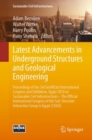 Image for Latest advancements in underground structures and geological engineering: proceedings of the 3rd GeoMEast International Congress and Exhibition, Egypt 2019 on sustainable civil infrastructures - the official international congress of the Soil-Structure Interaction Group in Egypt (SSIGE)