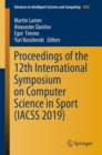 Image for Proceedings of the 12th International Symposium on Computer Science in Sport (IACSS 2019)