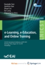 Image for e-Learning, e-Education, and Online Training