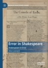 Image for Error in Shakespeare