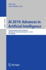 Image for AI 2019: Advances in Artificial Intelligence : 32nd Australasian Joint Conference, Adelaide, SA, Australia, December 2–5, 2019, Proceedings