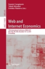 Image for Web and Internet Economics: 15th International Conference, WINE 2019, New York, NY, USA, December 10-12, 2019, Proceedings