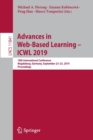 Image for Advances in Web-Based Learning – ICWL 2019