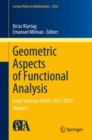 Image for Geometric Aspects of Functional Analysis Volume I: Israel Seminar (GAFA) 2017-2019