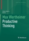 Image for Max Wertheimer Productive Thinking