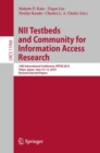 Image for NII Testbeds and Community for Information Access Research: 14th International Conference, NTCIR 2019, Tokyo, Japan, June 10-13, 2019, Revised Selected Papers