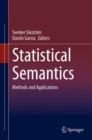 Image for Statistical Semantics: Methods and Applications