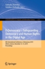 Image for E-Democracy – Safeguarding Democracy and Human Rights in the Digital Age : 8th International Conference, e-Democracy 2019, Athens, Greece, December 12-13, 2019, Proceedings