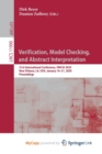 Image for Verification, Model Checking, and Abstract Interpretation : 21st International Conference, VMCAI 2020, New Orleans, LA, USA, January 16-21, 2020, Proceedings