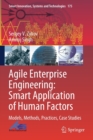 Image for Agile Enterprise Engineering: Smart Application of Human Factors : Models, Methods, Practices, Case Studies