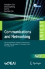 Image for Communications and Networking: 14th EAI International Conference, ChinaCom 2019, Shanghai, China, November 29 - December 1, 2019, Proceedings, Part II