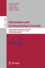 Image for Information and Communications Security : 21st International Conference, ICICS 2019, Beijing, China, December 15–17, 2019, Revised Selected Papers