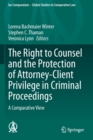 Image for The Right to Counsel and the Protection of Attorney-Client Privilege in Criminal Proceedings : A Comparative View