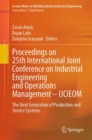 Image for Proceedings on 25th International Joint Conference on Industrial Engineering and Operations Management- IJCIEOM: The Next Generation of Production and Service Systems