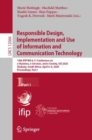 Image for Responsible Design, Implementation and Use of Information and Communication Technology Part I: 19th IFIP WG 6. 11 Conference on E-Business, E-Services, and E-Society, I3E 2020, Skukuza, South Africa, April 6-8, 2020, Proceedings