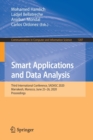 Image for Smart Applications and Data Analysis : Third International Conference, SADASC 2020, Marrakesh, Morocco, June 25–26, 2020, Proceedings