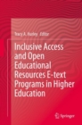 Image for Inclusive Access and Open Educational Resources E-Text Programs in Higher Education