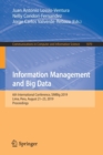 Image for Information Management and Big Data