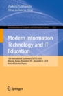 Image for Modern Information Technology and IT Education: 13th International Conference, SITITO 2018, Moscow, Russia, November 29 - December 2, 2018, Revised Selected Papers