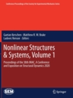 Image for Nonlinear Structures &amp; Systems, Volume 1