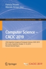 Image for Computer Science – CACIC 2019