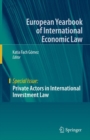 Image for Private Actors in International Investment Law. Special Issue