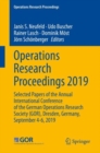 Image for Operations Research Proceedings 2019: Selected Papers of the Annual International Conference of the German Operations Research Society (GOR), Dresden, Germany, September 4-6, 2019