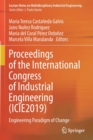 Image for Proceedings of the International Congress of Industrial Engineering (ICIE2019) : Engineering Paradigm of Change