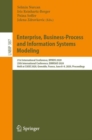 Image for Enterprise, Business-Process and Information Systems Modeling: 21st International Conference, BPMDS 2020, 25th International Conference, EMMSAD 2020, Held at CAiSE 2020, Grenoble, France, June 8-9, 2020, Proceedings