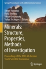 Image for Minerals: Structure, Properties, Methods of Investigation