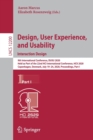 Image for Design, User Experience, and Usability. Interaction Design