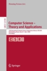 Image for Computer science - theory and applications: 15th international computer science symposium in Russia, CSR 2020, Yekaterinburg, Russia, June 29 - July 3, 2020, proceedings : 12159