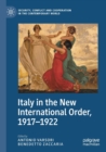 Image for Italy in the new international order, 1917-1922
