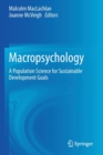 Image for Macropsychology  : a population science for sustainable development goals