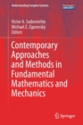 Image for Contemporary Approaches and Methods in Fundamental Mathematics and Mechanics