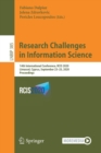 Image for Research Challenges in Information Science : 14th International Conference, RCIS 2020, Limassol, Cyprus, September 23–25, 2020, Proceedings