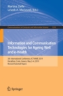 Image for Information and Communication Technologies for Ageing Well and e-Health : 5th International Conference, ICT4AWE 2019, Heraklion, Crete, Greece, May 2–4, 2019, Revised Selected Papers