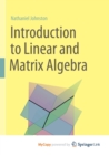 Image for Introduction to Linear and Matrix Algebra