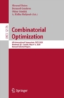 Image for Combinatorial optimization: 6th International Symposium, ISCO 2020, Montreal, QC, Canada May 4-6, 2020, Revised selected papers