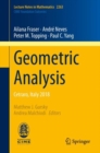 Image for Geometric Analysis : Cetraro, Italy 2018