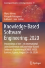 Image for Knowledge-Based Software Engineering: 2020 : Proceedings of the 13th International Joint Conference on Knowledge-Based Software Engineering (JCKBSE 2020), Larnaca, Cyprus, August 24-26, 2020