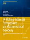 Image for IX Hotine-Marussi Symposium on Mathematical Geodesy: Proceedings of the Symposium in Rome, June 18 - 22, 2018