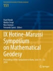 Image for IX Hotine-Marussi Symposium on Mathematical Geodesy : Proceedings of the Symposium in Rome, June 18 – 22, 2018