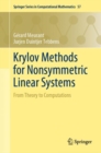 Image for Krylov Methods for Nonsymmetric Linear Systems: From Theory to Computations