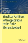 Image for Simplicial Partitions with Applications to the Finite Element Method