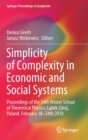 Image for Simplicity of Complexity in Economic and Social Systems