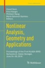 Image for Nonlinear Analysis, Geometry and Applications : Proceedings of the First NLAGA-BIRS Symposium, Dakar, Senegal, June 24–28, 2019