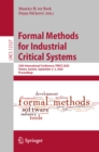 Image for Formal Methods for Industrial Critical Systems: 25th International Conference, FMICS 2020, Vienna, Austria, September 2-3, 2020, Proceedings