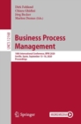 Image for Business Process Management : 18th International Conference, BPM 2020, Seville, Spain, September 13–18, 2020, Proceedings